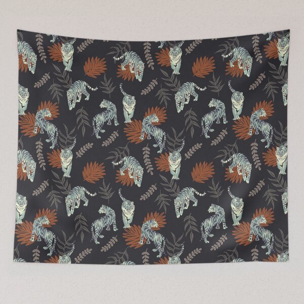 Item preview, Strolling Tigers - Midnight designed and sold by Anjana  Mistry.