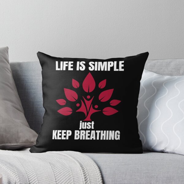 Item preview, Life is Simple - just keep Breathing designed and sold by Dyna-Mix.