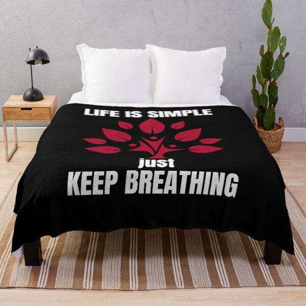 Item preview, Life is Simple - just keep Breathing designed and sold by Dyna-Mix.