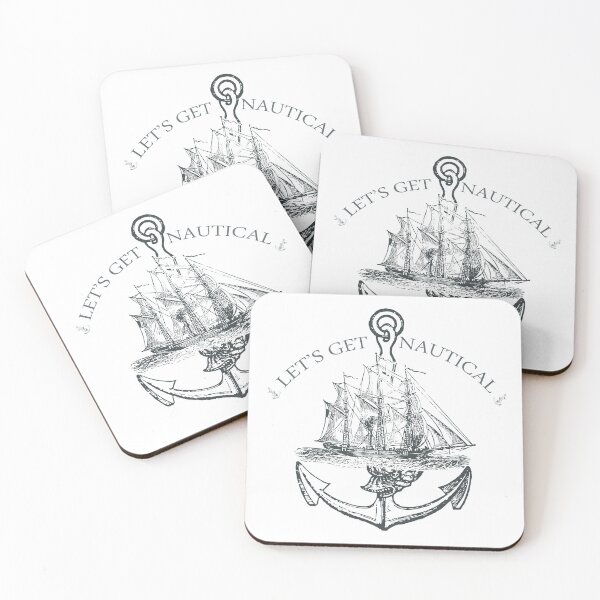 Item preview, Let’s Get Nautical Nautical Sailor Sailing design designed and sold by Vasyl  Chernovol.