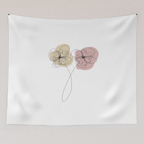 Item preview, simple abstract flower design designed and sold by Pineapple-Shop.