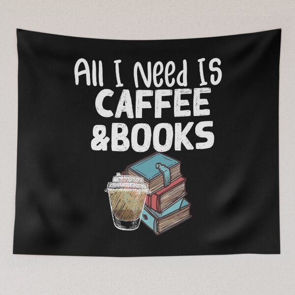 Item preview, all i need is caffee and book designed and sold by loka-Art.
