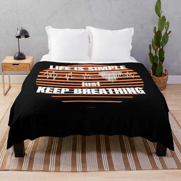 Item preview, Life is Simple - just keep Breathing designed and sold by Dyna-Mix.