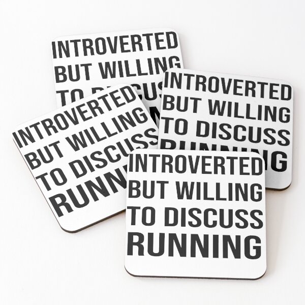 Item preview, Introverted but Willing to Discuss RUNNING - Funny RUNNING designed and sold by YukiShop.