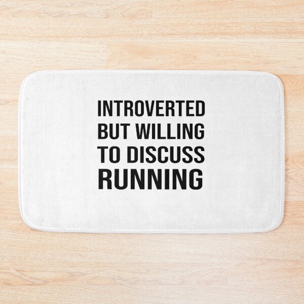 Item preview, Introverted but Willing to Discuss RUNNING - Funny RUNNING designed and sold by YukiShop.