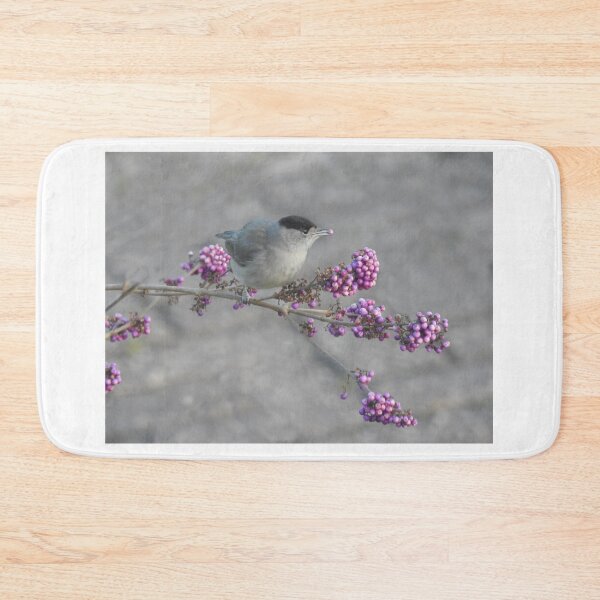 Item preview, blackcap with purple berries designed and sold by Anita van Gendt.