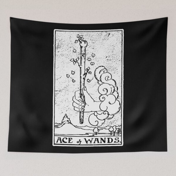 Item preview, Ace of wands - Tarot Card - Major Arcana - fortune telling - occult designed and sold by createdezign.