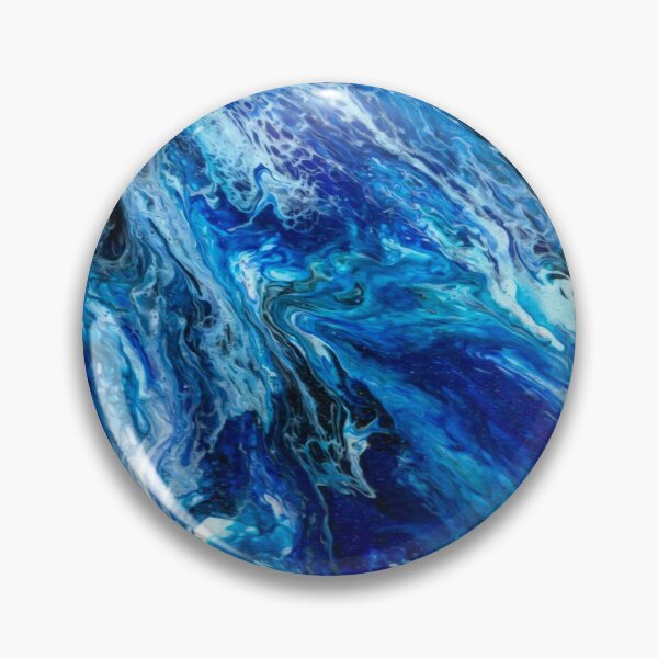 Item preview, Blue ocean abstract art designed and sold by flashcompact.