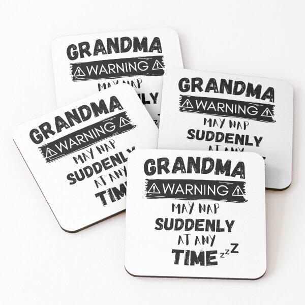 Item preview, Grandma warning may nap suddenly at any time designed and sold by For the love of Pixels.