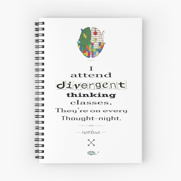 Item preview, Divergent thinking, on the brain... designed and sold by aob-designed.