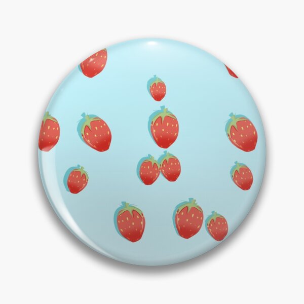 Item preview, strawberry pattern designed and sold by Sketchycreates.