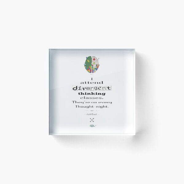 Item preview, Divergent thinking, on the brain... designed and sold by aob-designed.