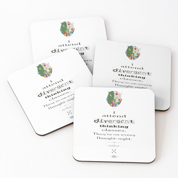 Item preview, Divergent thinking, on the brain... designed and sold by aob-designed.