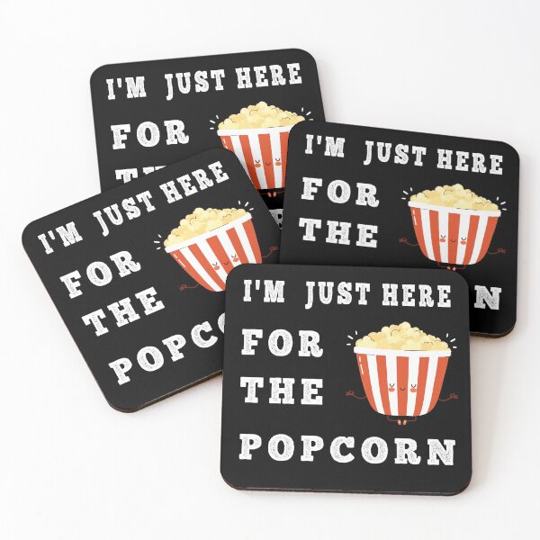 Aperçu de l'œuvre Je suis juste là pour le pop corn créée et vendue par roocky.