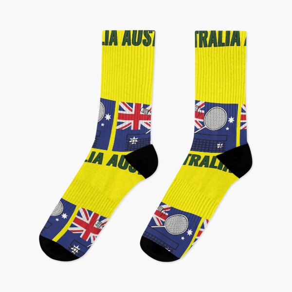 Item preview, Team Australia  Australian flag Badminton designed and sold by Feline Rockstars.