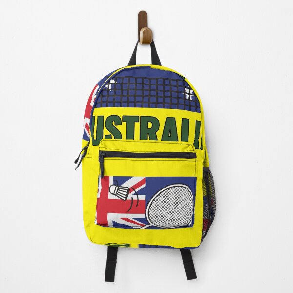Item preview, Team Australia Australian flag Badminton designed and sold by Feline Rockstars.