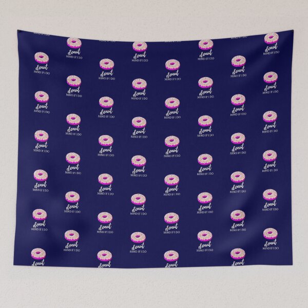 Item preview, Donut Mind If I Do - Food Pun designed and sold by madtoyman.