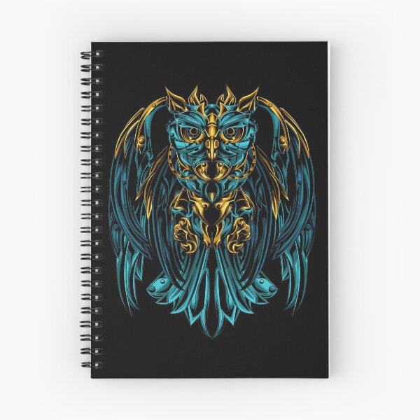 Item preview, Golden Blue Owl  designed and sold by VibrantGifts.
