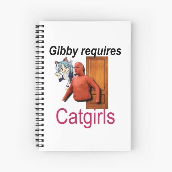 Gibby Requires Catgirls: 6 x 9 Notebook, Journal, Diary [Anime Meme Themed  Book]: 9798465748353: Publishing, Gibby: Books 