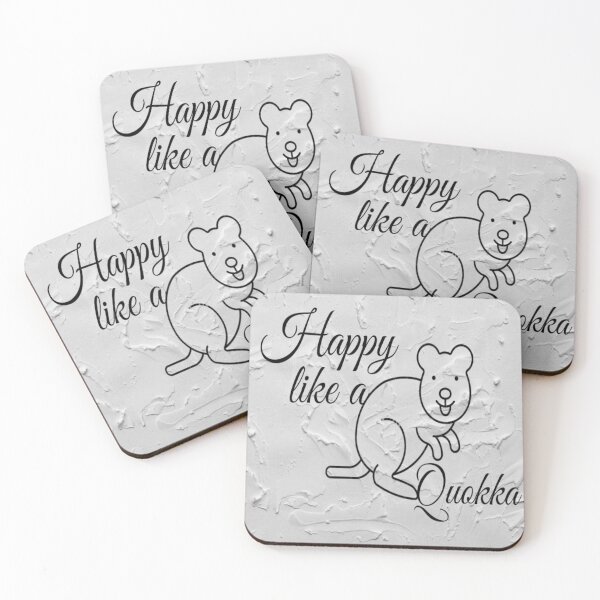 Item preview, happy like a quokka designed and sold by Dreamplace09.