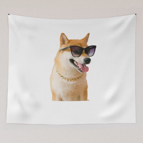 Item preview, Cute Dog Wearing Sunglasses designed and sold by sunnyxvibesss.