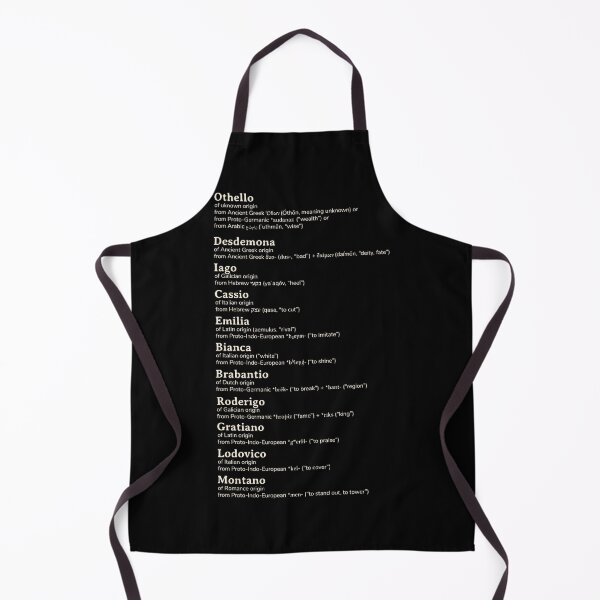 Item preview, Othello William Shakespeare names etymology designed and sold by YourNameStory.