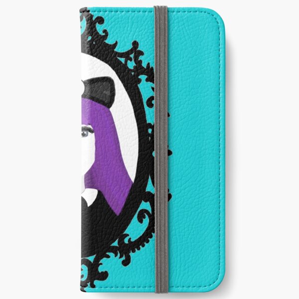 Purple Pastel Goth - Aqua iPhone Wallet