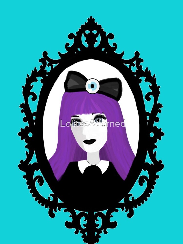 Purple Pastel Goth - Aqua by LolitasAdorned