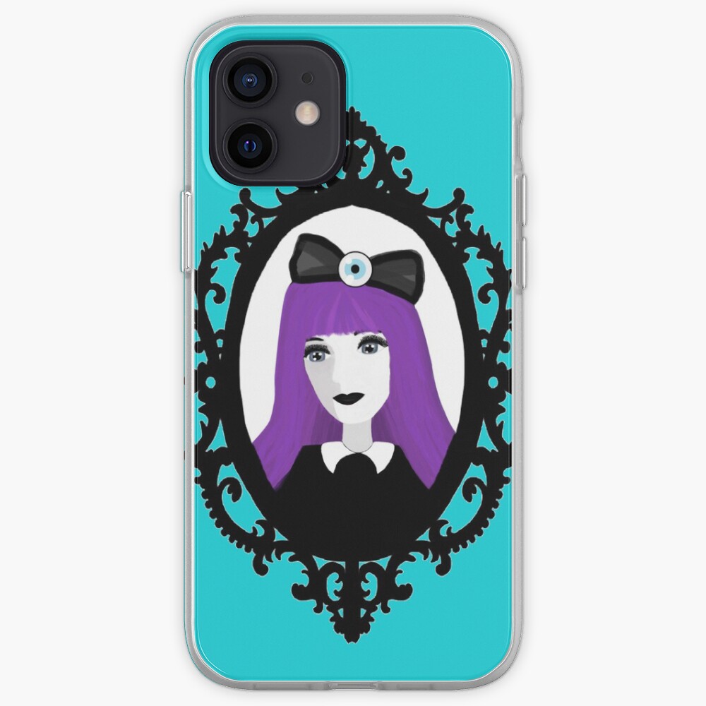 Purple Pastel Goth - Aqua iPhone Case & Cover