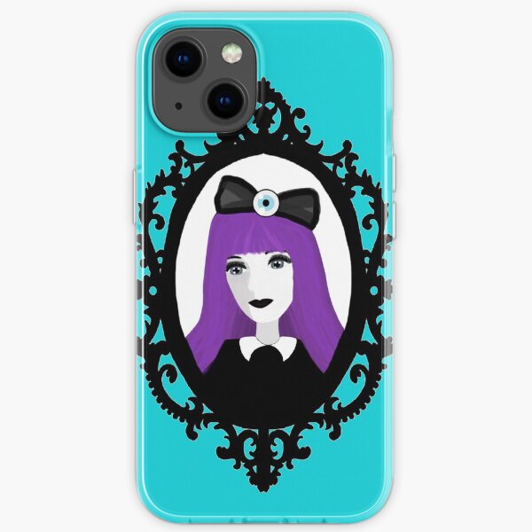 Purple Pastel Goth - Aqua iPhone Soft Case