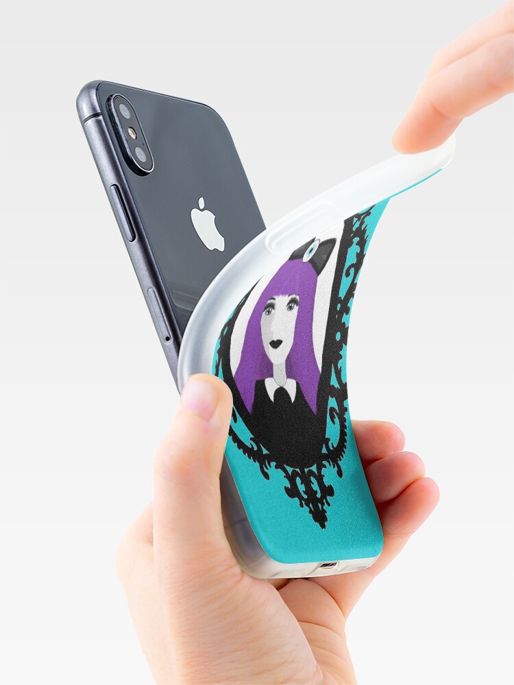 Alternate view of Purple Pastel Goth - Aqua iPhone Case & Cover