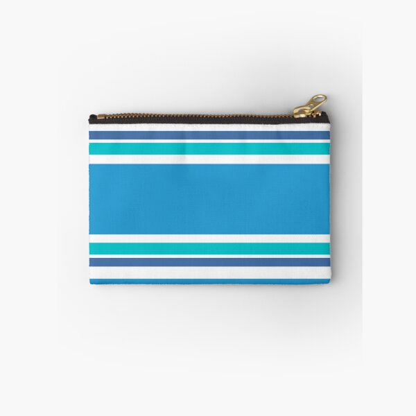 Item preview, Horizontal blue stripes, light blue, white, navy, & turquoise designed and sold by Sarah Zan.