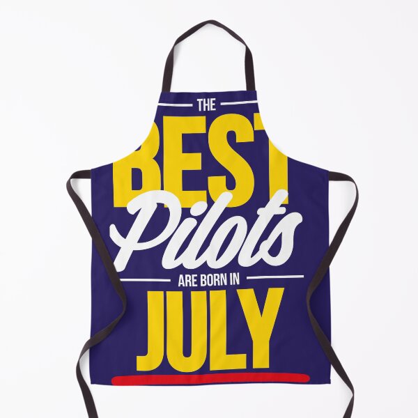 Item preview, The Best Pilots Are Born In July designed and sold by Aviation-Tees.