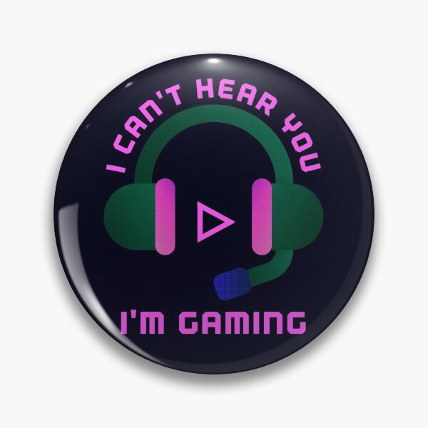 Item preview, I Can't Hear You, I'm Gaming - Gamer Girl designed and sold by madtoyman.
