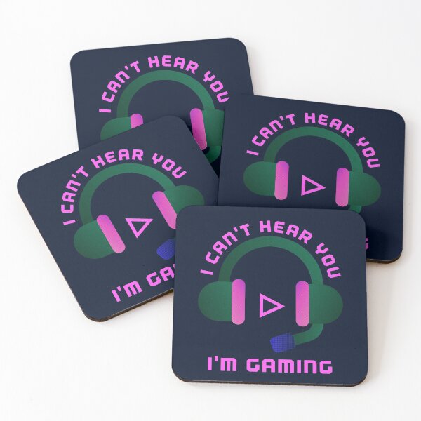 Item preview, I Can't Hear You, I'm Gaming - Gamer Girl designed and sold by madtoyman.