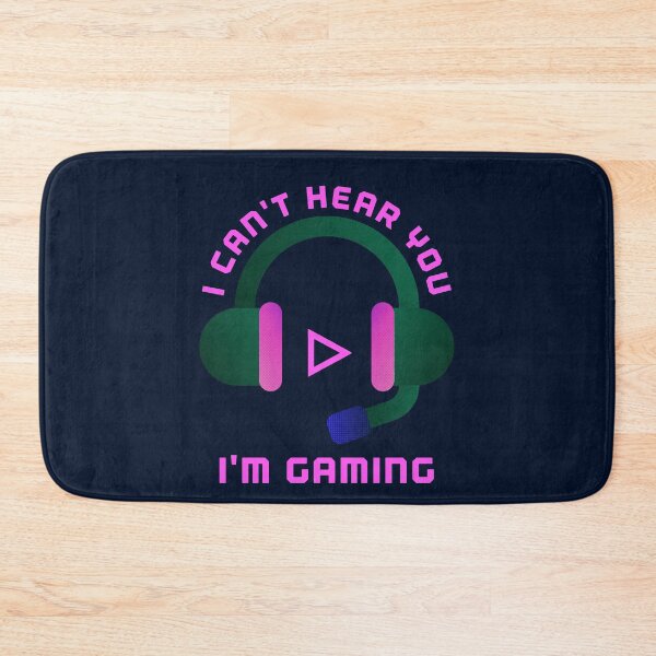 Item preview, I Can't Hear You, I'm Gaming - Gamer Girl designed and sold by madtoyman.