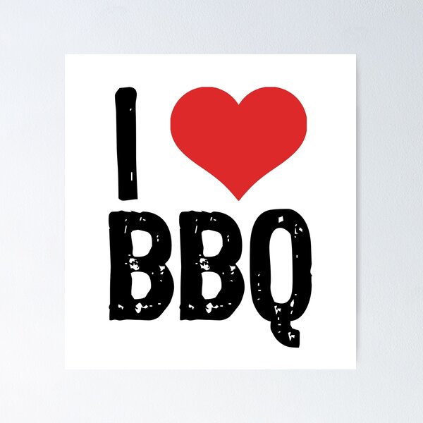 Item preview, I Love BBQ designed and sold by The "I Love Everything" Shop.