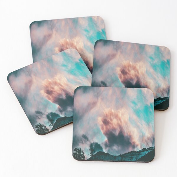 Item preview, Beautiful psychedelic rainbow-coloured 'jellyfish clouds' designed and sold by TurboCrazy.