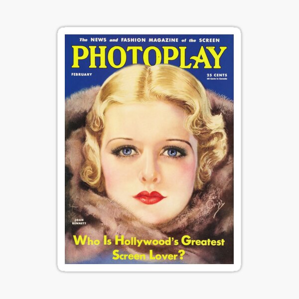 Item preview, Joan Bennett - Photoplay designed and sold by windysoul.