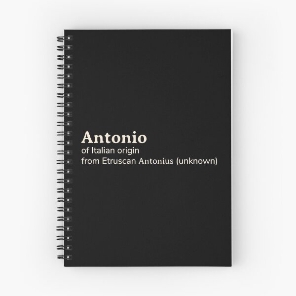 Item preview, Antonio name etymology designed and sold by YourNameStory.