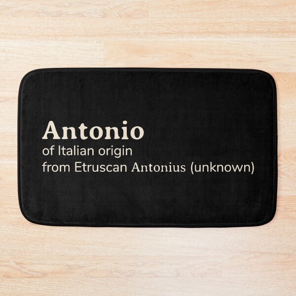 Item preview, Antonio name etymology designed and sold by YourNameStory.