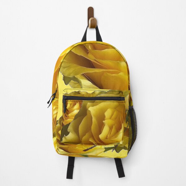 Item preview, ABSTRACT YELLOW ROSES PATTERN GARDEN ART designed and sold by sharlesart.