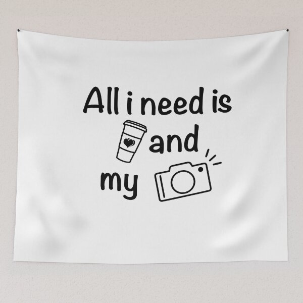 Item preview, All I Need Is Coffee And My Camera designed and sold by thilinank.