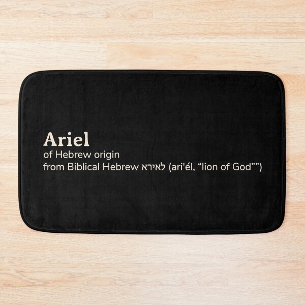 Item preview, Ariel name etymology designed and sold by YourNameStory.