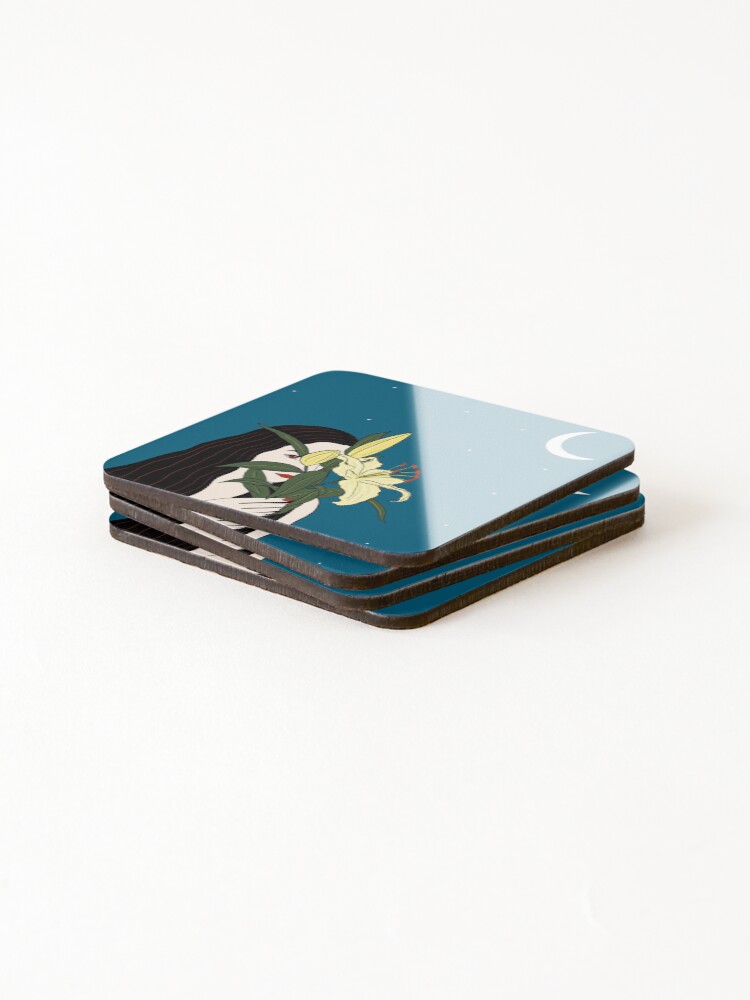 Thumbnail 4 of 5, Coasters (Set of 4), Memories in night time designed and sold by Roshi-R.