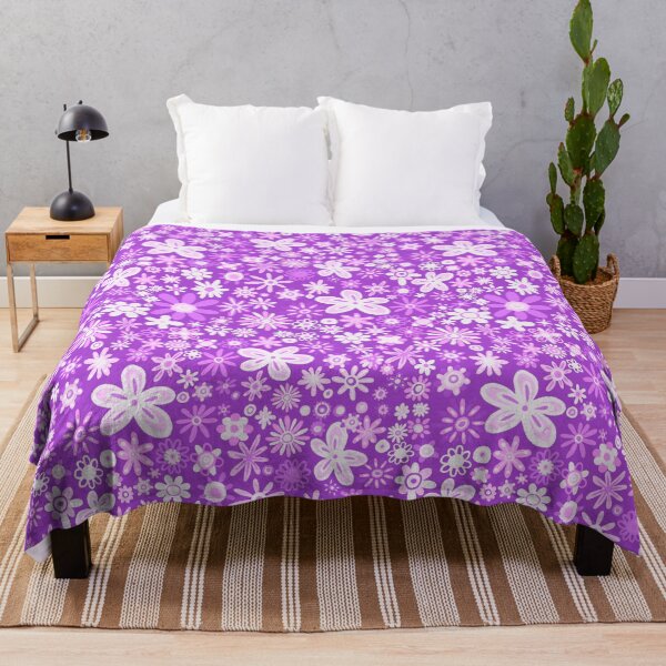 Item preview, Spring Pink and Purple Daisy pattern designed and sold by Squarebird.