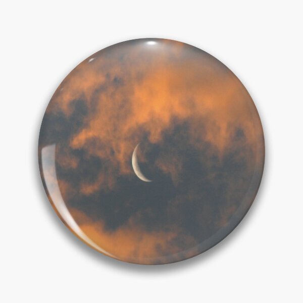 Item preview, Orange clouds with moonlight designed and sold by TurboCrazy.