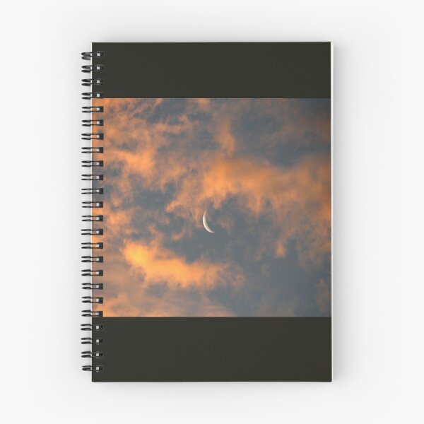 Item preview, Orange clouds with moonlight designed and sold by TurboCrazy.