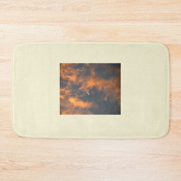 Item preview, Orange clouds with moonlight designed and sold by TurboCrazy.