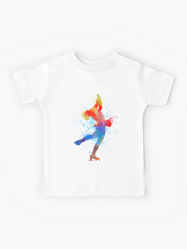 Ice Skating, Watercolour Sports, Skating Gifts Kids T-Shirt for Sale by  OUTIMAL